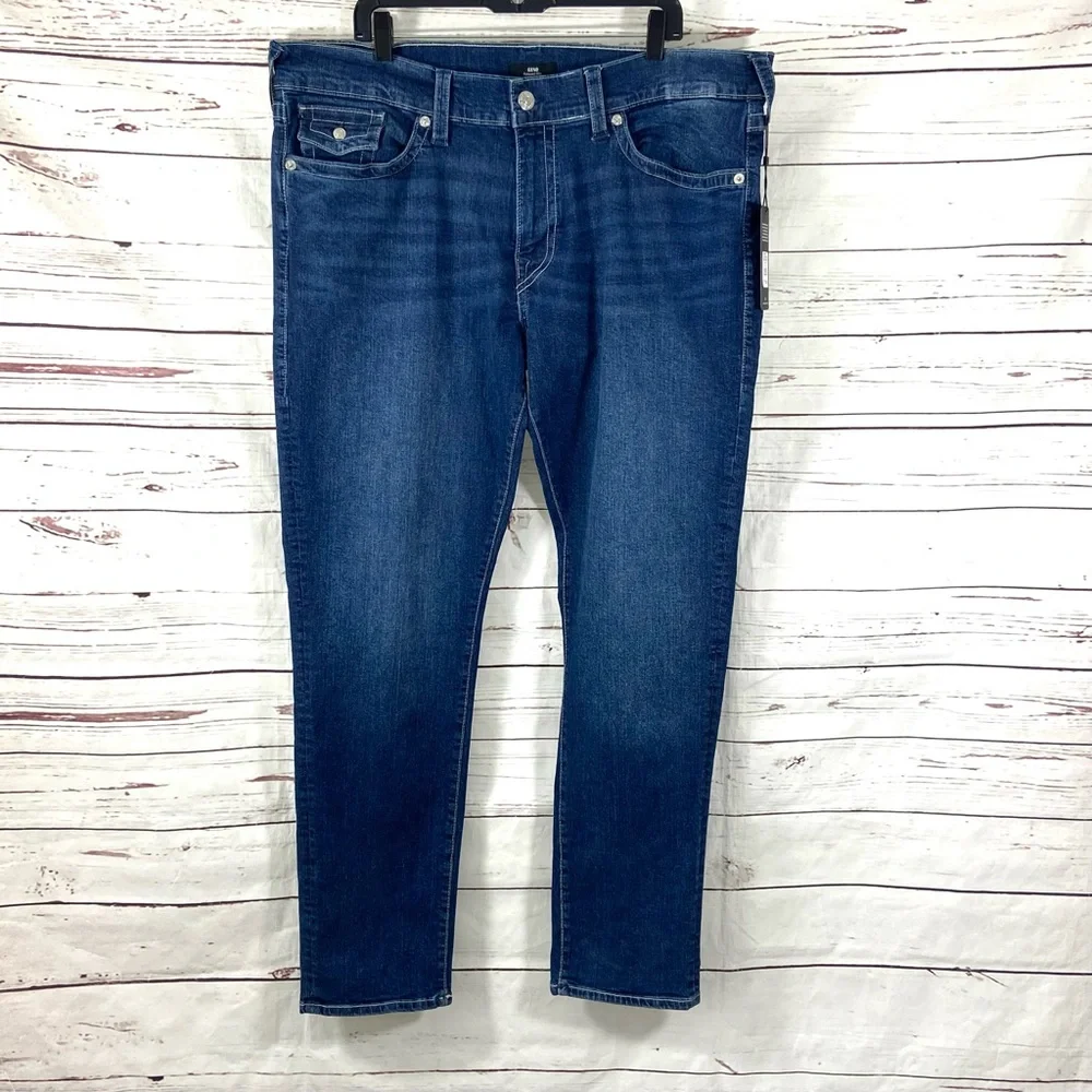 True‎ Religion Geno Jeans Men’s 40x 32 Blue Relaxed Slim Denim